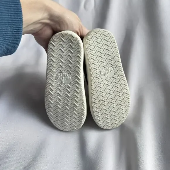 Boutique Girls Leopard Print Ankle Boots Size 18–24M Leather Neutral NEW - Picture 3 of 8